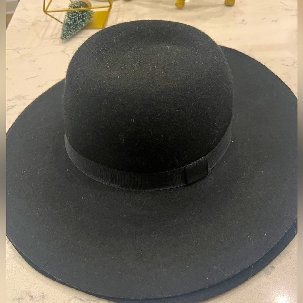 New INC INTERNATIONAL CONCEPTS
Wool Felt Floppy Hat black - Picture 3 of 4